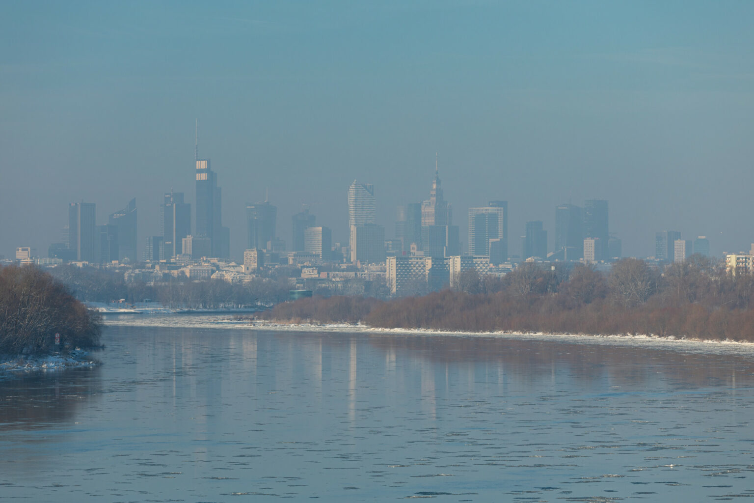 Warszawa zimą