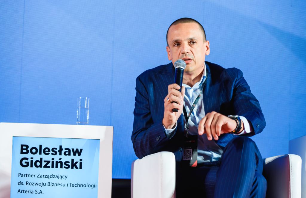 Bolesław Gidziński partner zarządzający ds. rozwoju biznesu i technologii w Arteria 