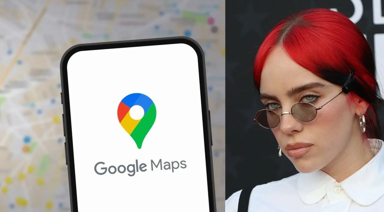 billie eilish google maps